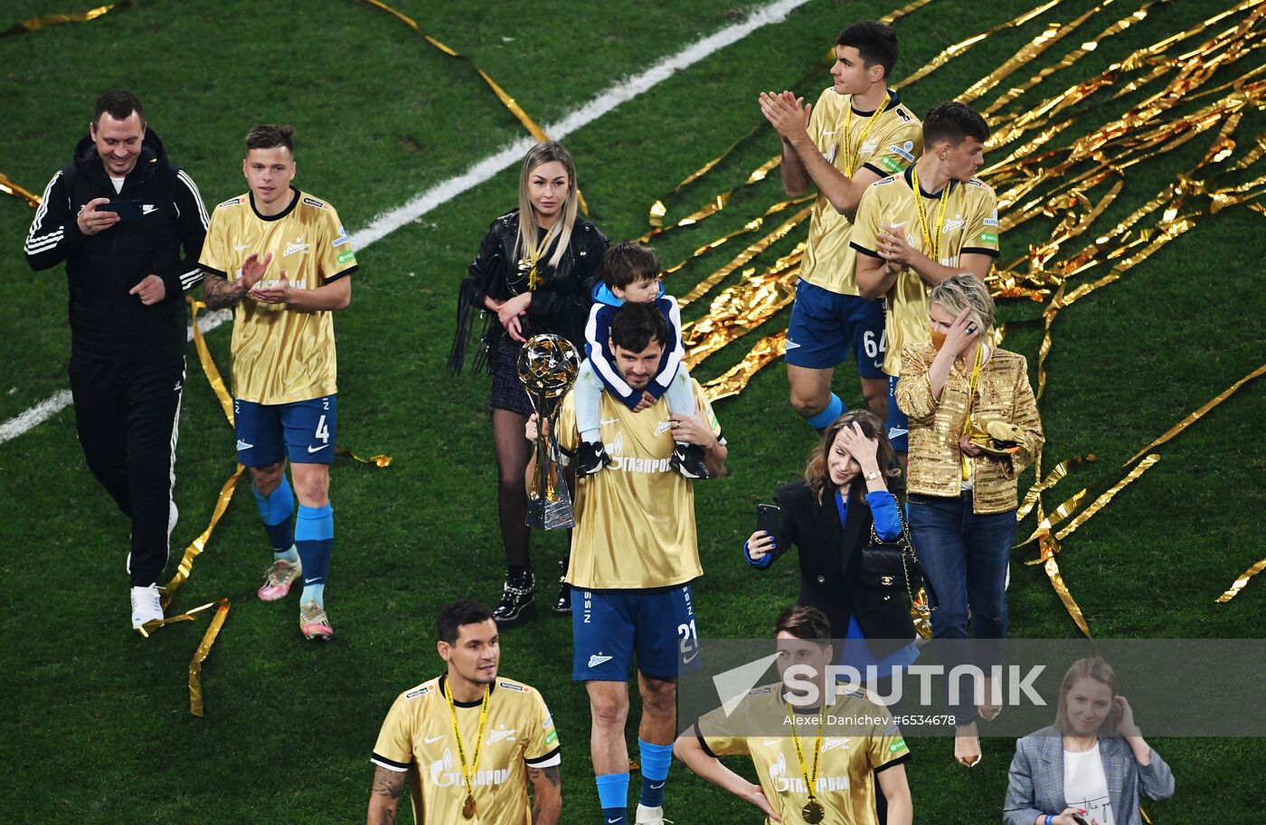Russia Soccer Premier League Zenit Championship