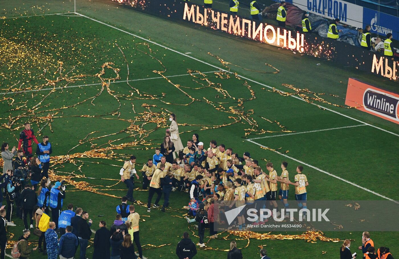 Russia Soccer Premier League Zenit Championship