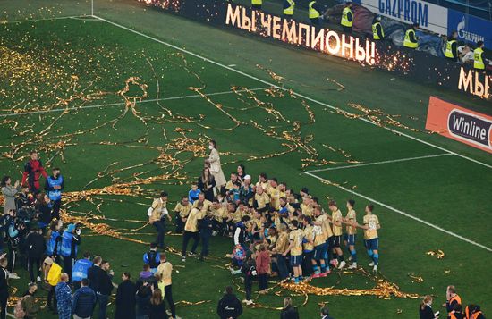 Russia Soccer Premier League Zenit Championship