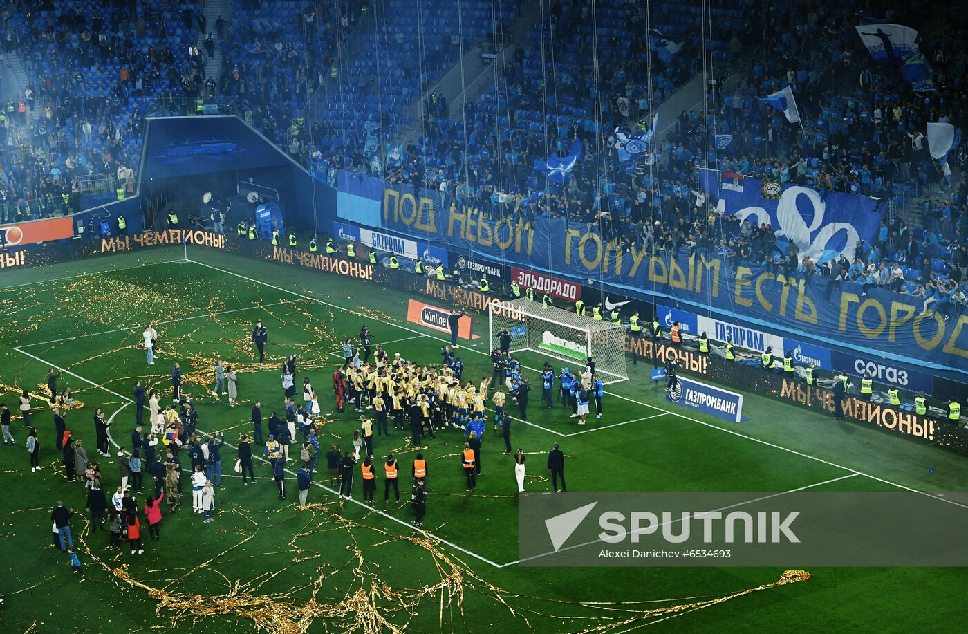 Russia Soccer Premier League Zenit Championship