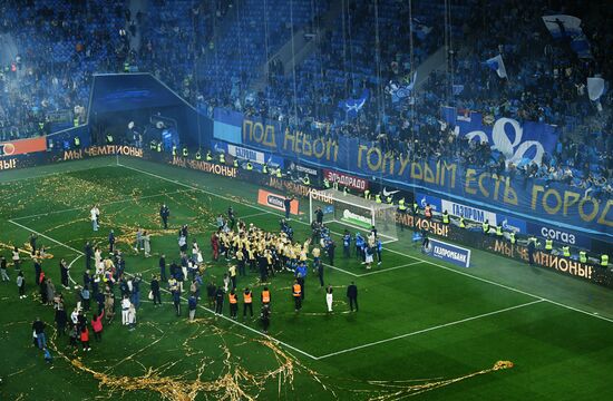 Russia Soccer Premier League Zenit Championship