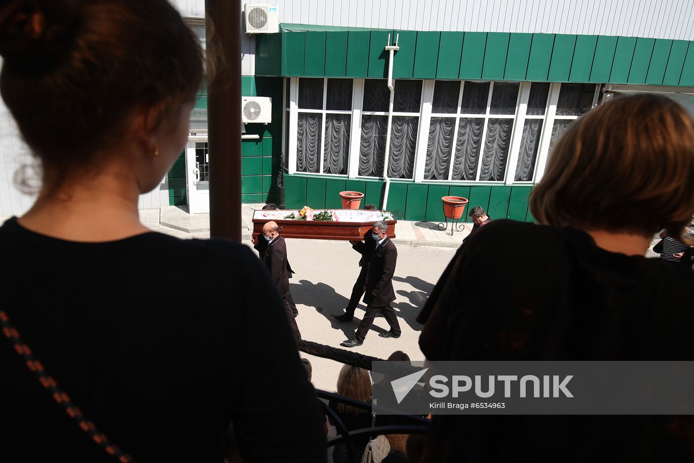 Russia Deadly Road Accident Victims Funeral