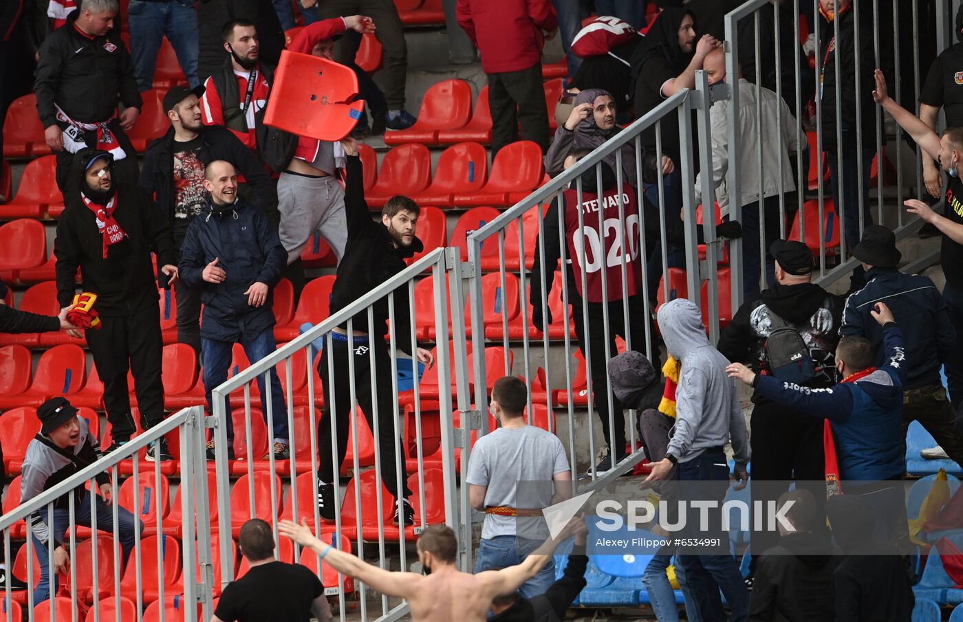 Russia Soccer Premier-League Arsenal - Spartak