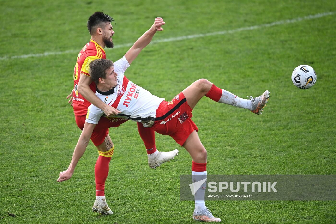 Russia Soccer Premier-League Arsenal - Spartak
