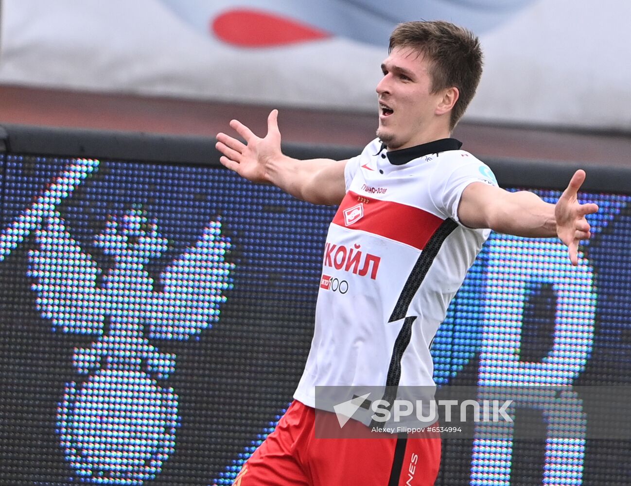 Russia Soccer Premier-League Arsenal - Spartak