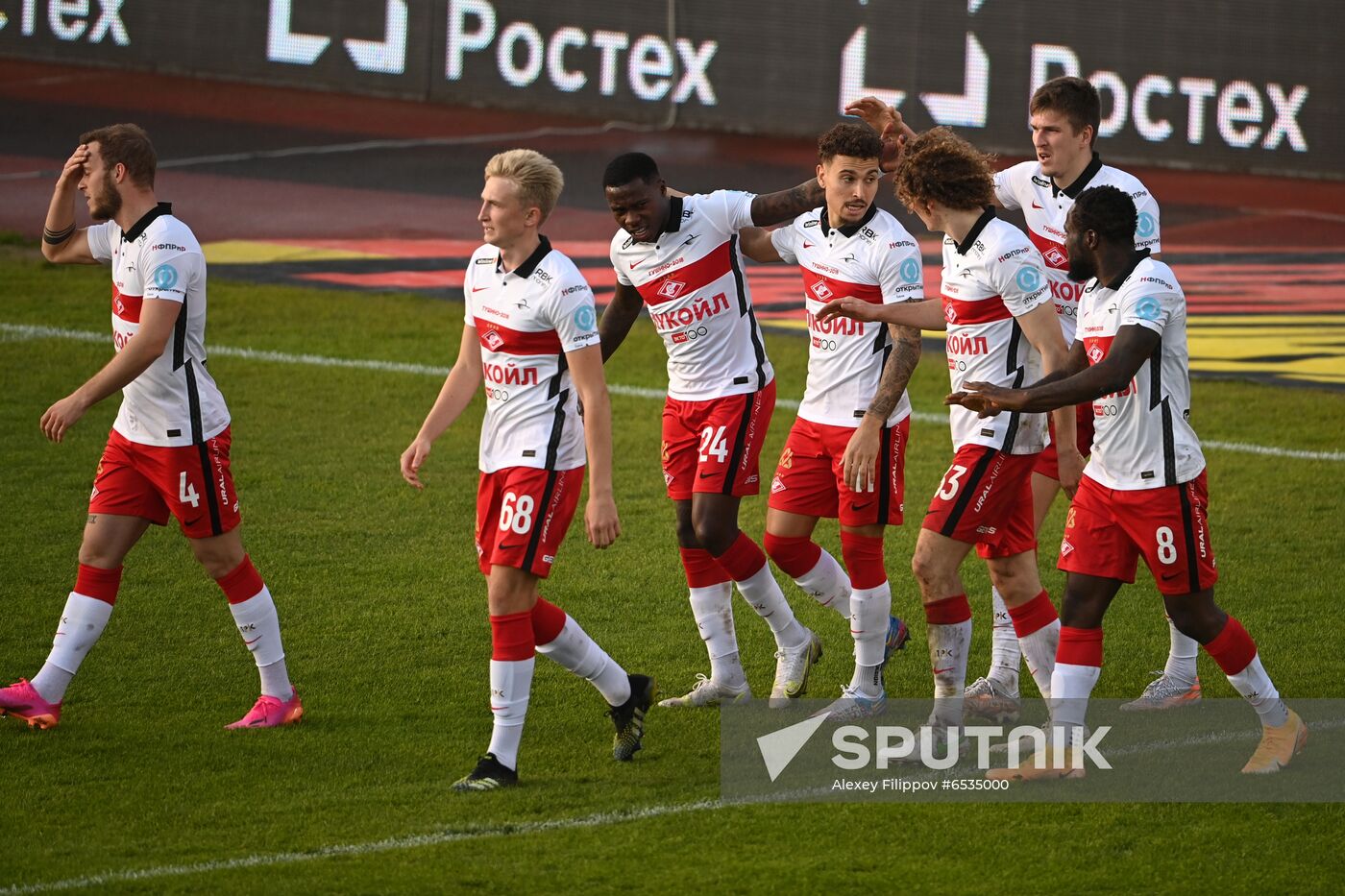 Russia Soccer Premier-League Arsenal - Spartak