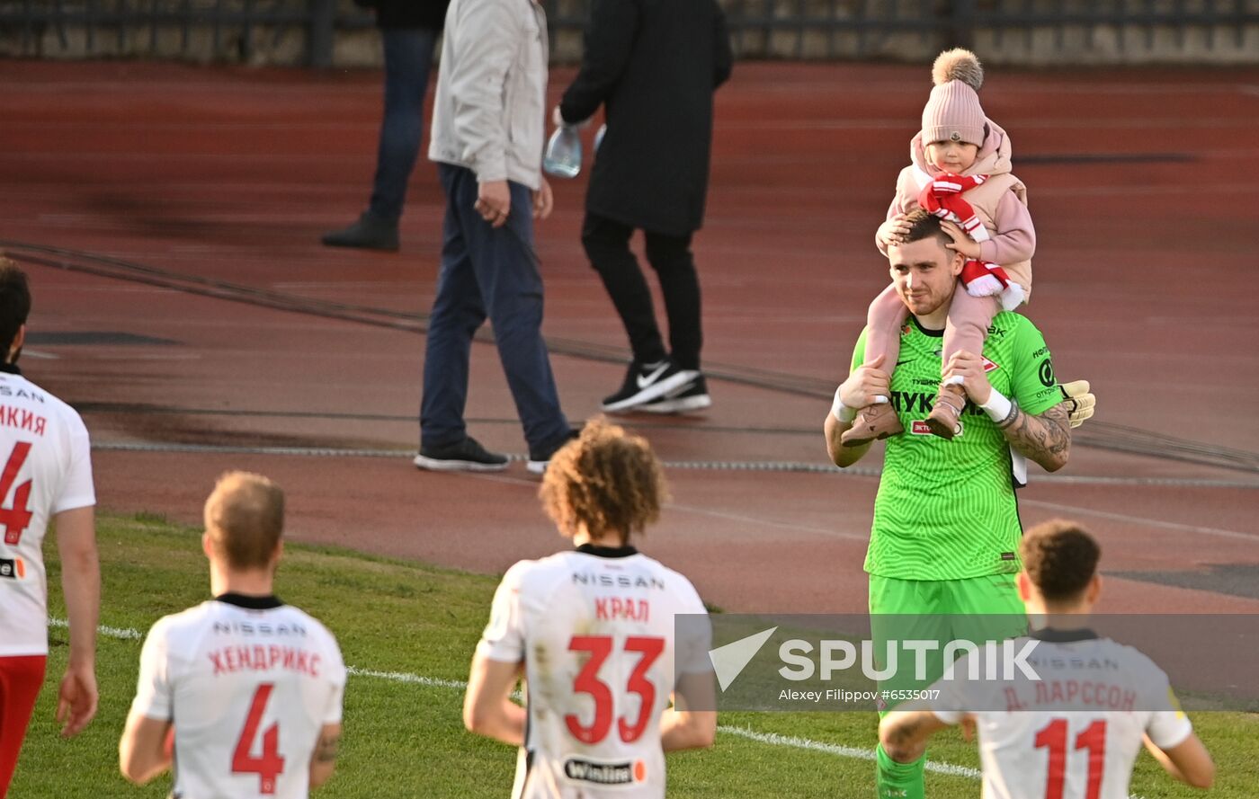 Russia Soccer Premier-League Arsenal - Spartak