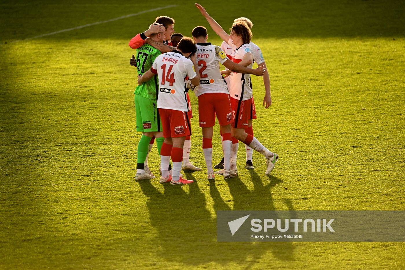 Russia Soccer Premier-League Arsenal - Spartak