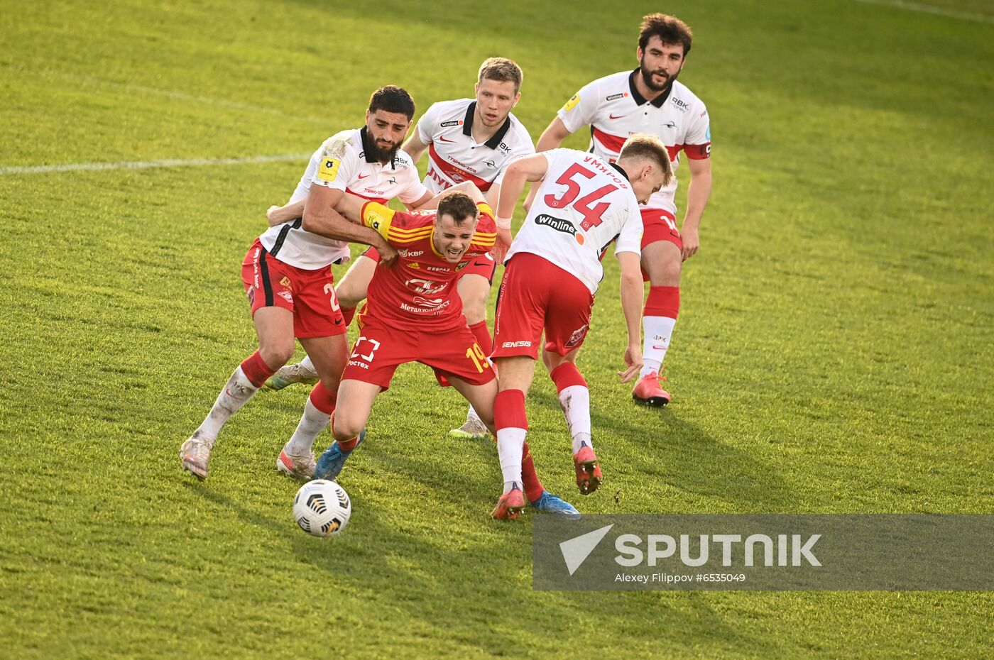 Russia Soccer Premier-League Arsenal - Spartak