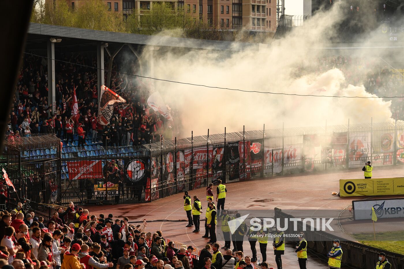 Russia Soccer Premier-League Arsenal - Spartak