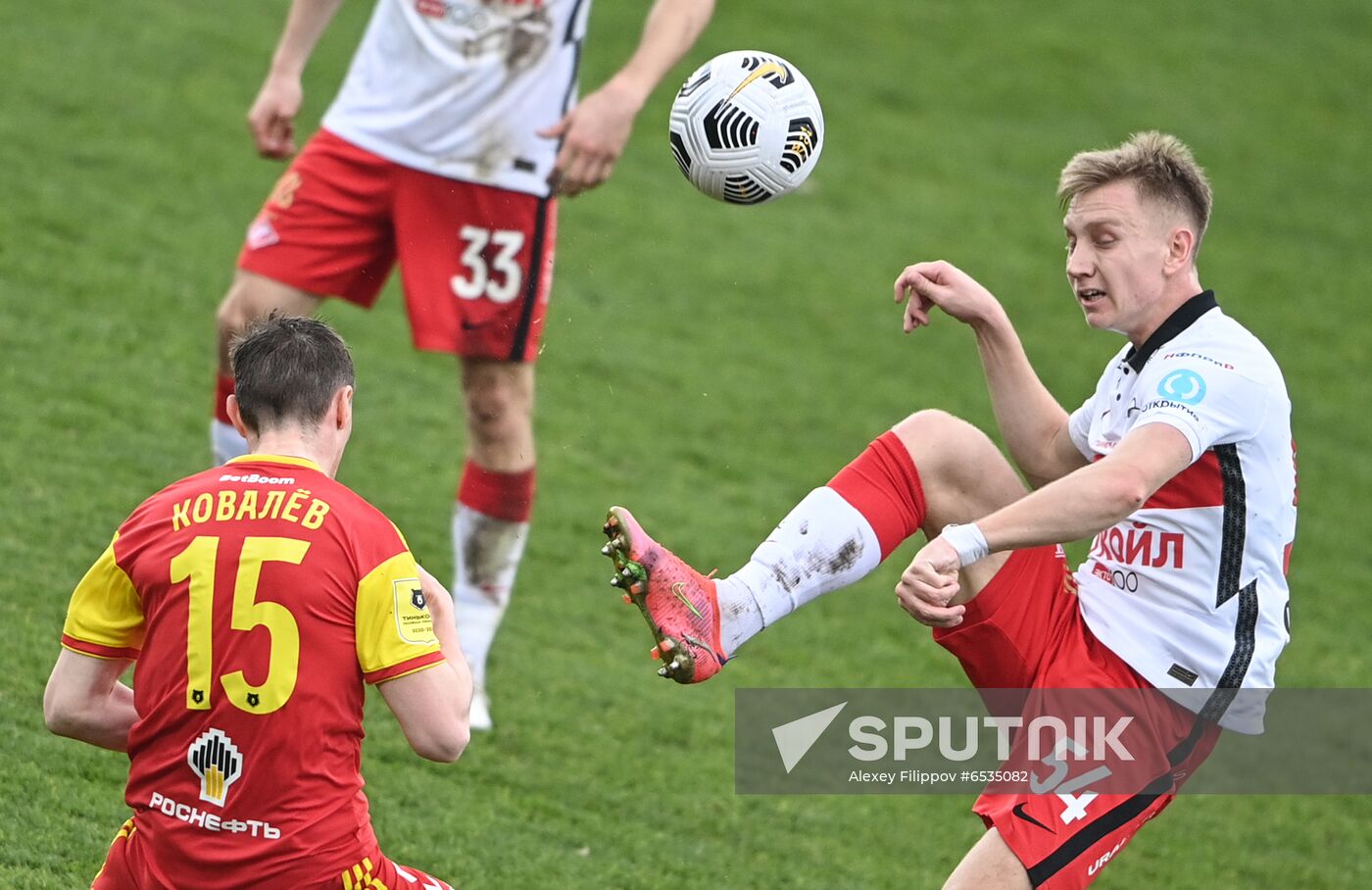 Russia Soccer Premier-League Arsenal - Spartak
