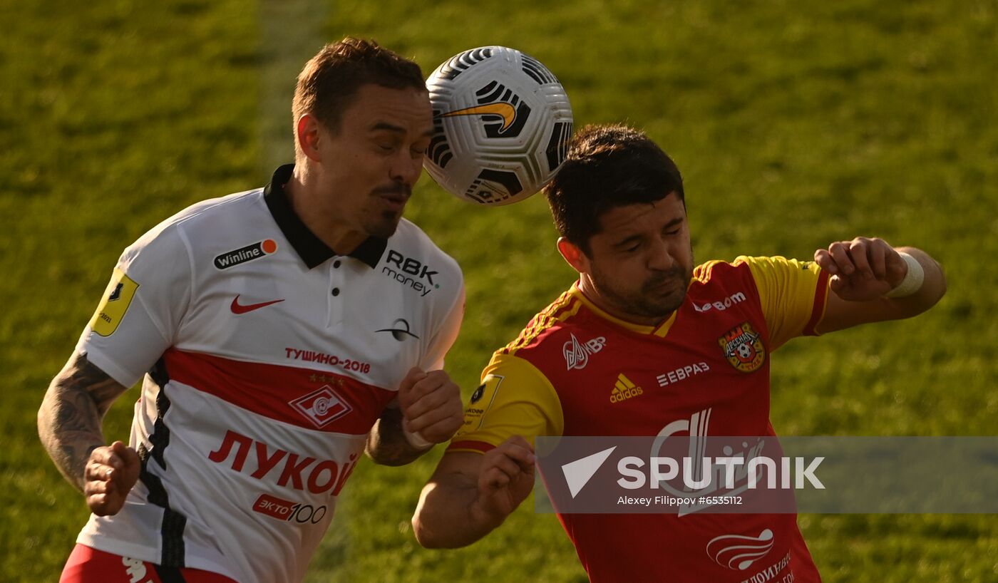 Russia Soccer Premier-League Arsenal - Spartak