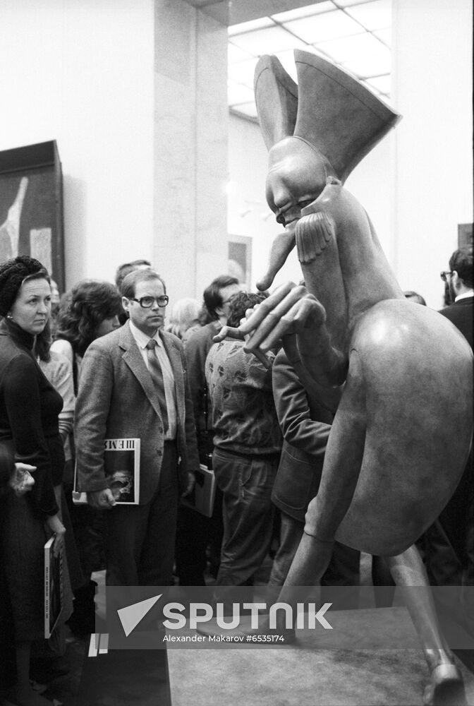 Mikhail Shemyakin's exhibition in Moscow