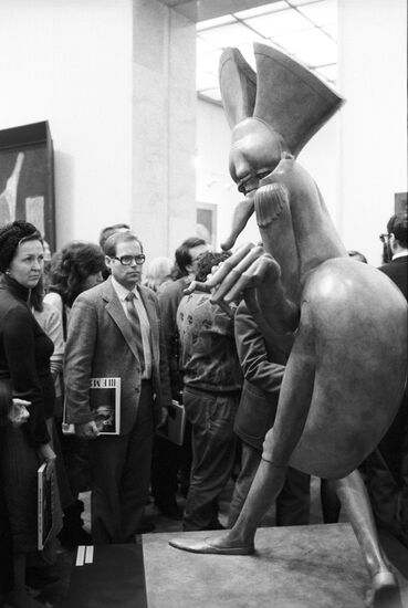 Mikhail Shemyakin's exhibition in Moscow