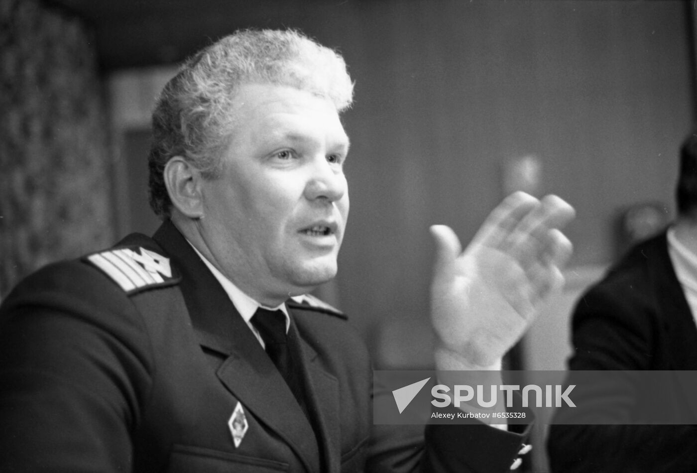 Icebreaker captain Gennady Antokhin