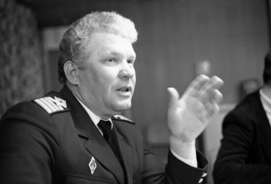 Icebreaker captain Gennady Antokhin