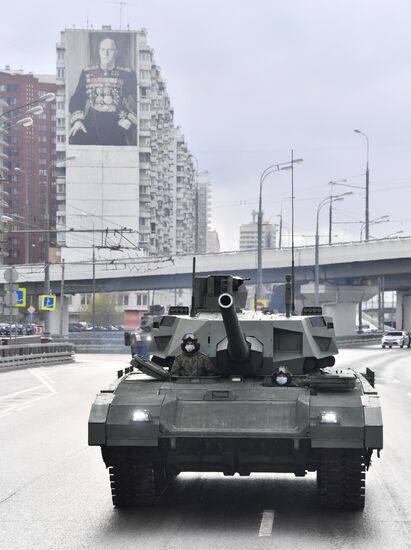 Russia WWII Victory Parade Rehearsal