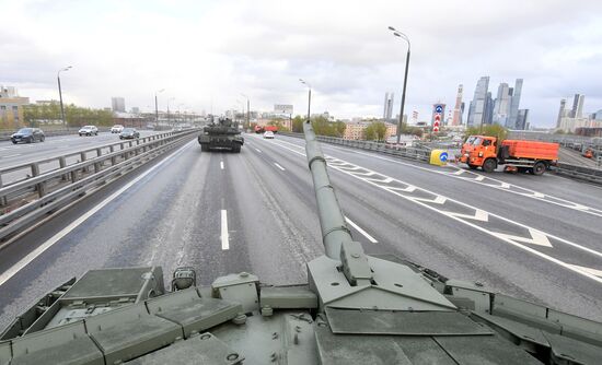 Russia WWII Victory Parade Rehearsal