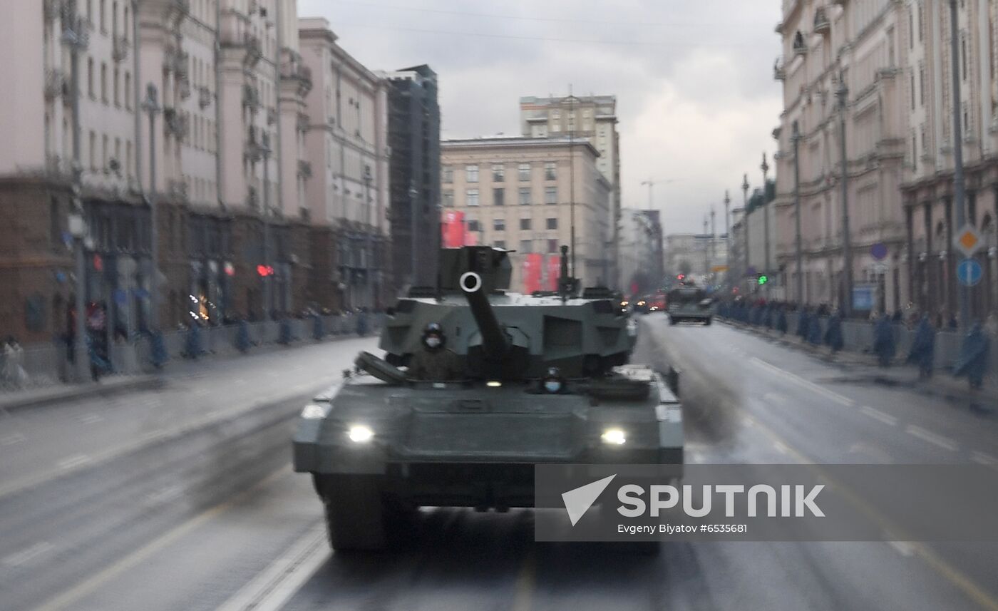 Russia WWII Victory Parade Rehearsal
