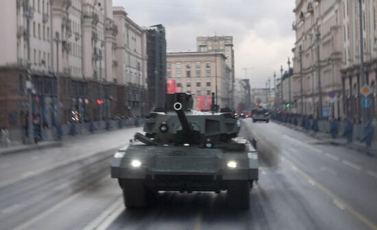 Russia WWII Victory Parade Rehearsal