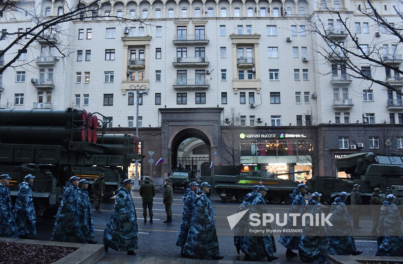 Russia WWII Victory Parade Rehearsal