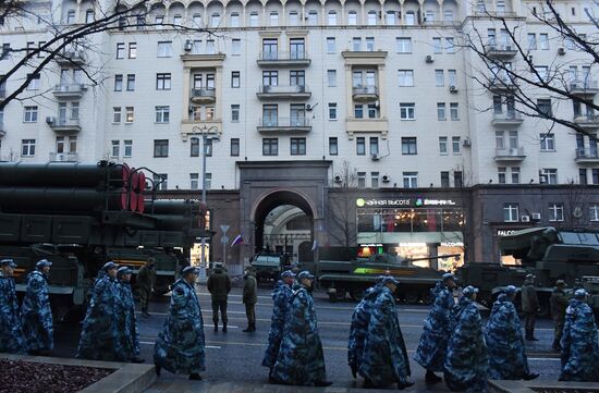 Russia WWII Victory Parade Rehearsal