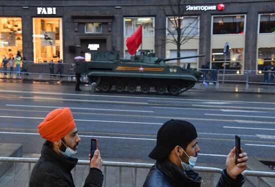 Russia WWII Victory Parade Rehearsal