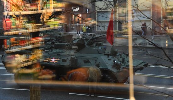 Russia WWII Victory Parade Rehearsal