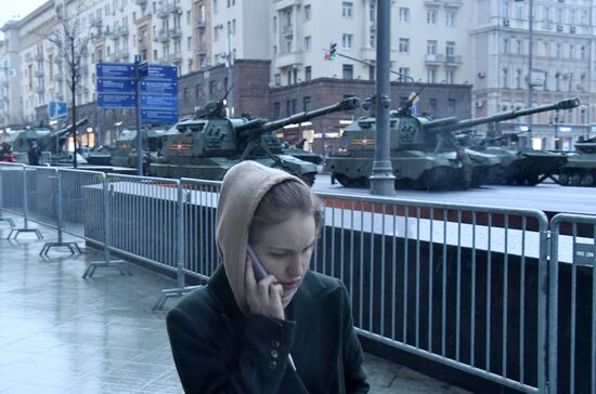 Russia WWII Victory Parade Rehearsal