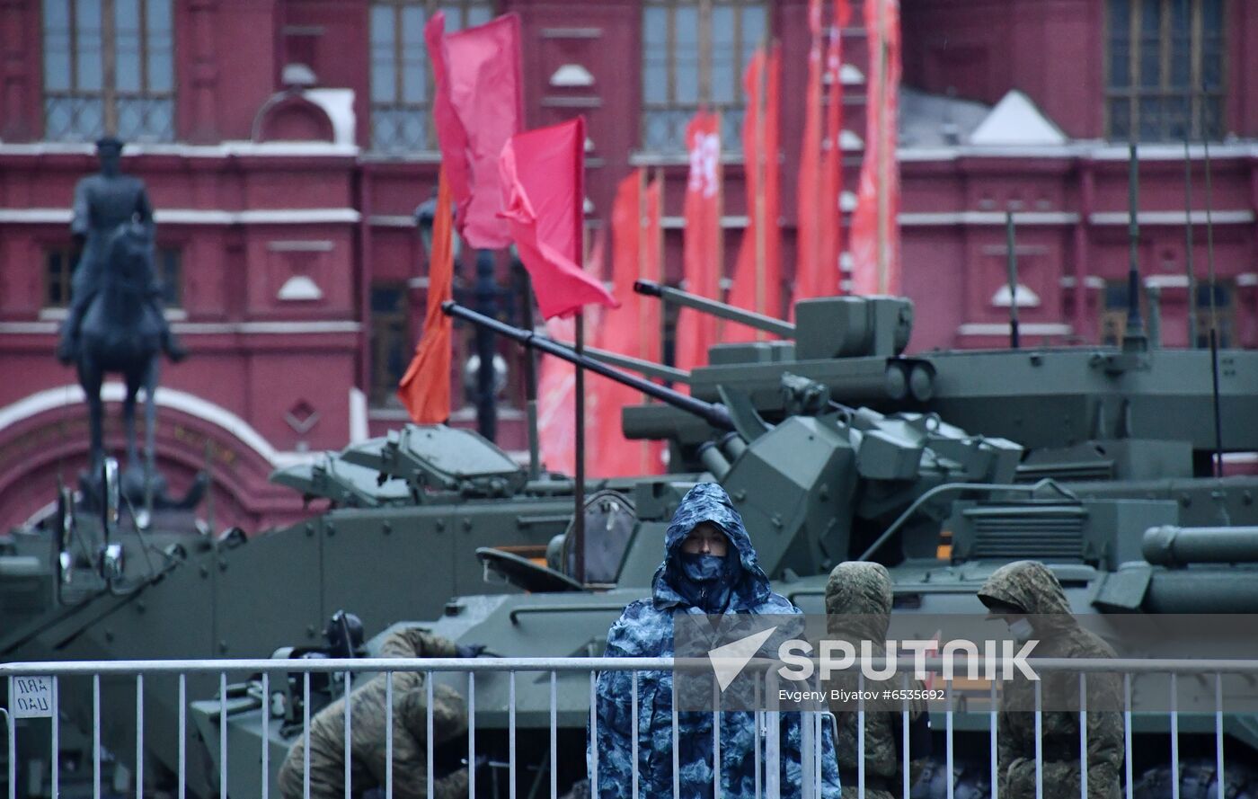 Russia WWII Victory Parade Rehearsal