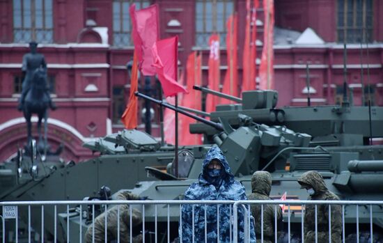 Russia WWII Victory Parade Rehearsal
