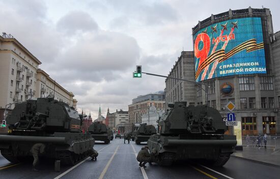 Russia WWII Victory Parade Rehearsal
