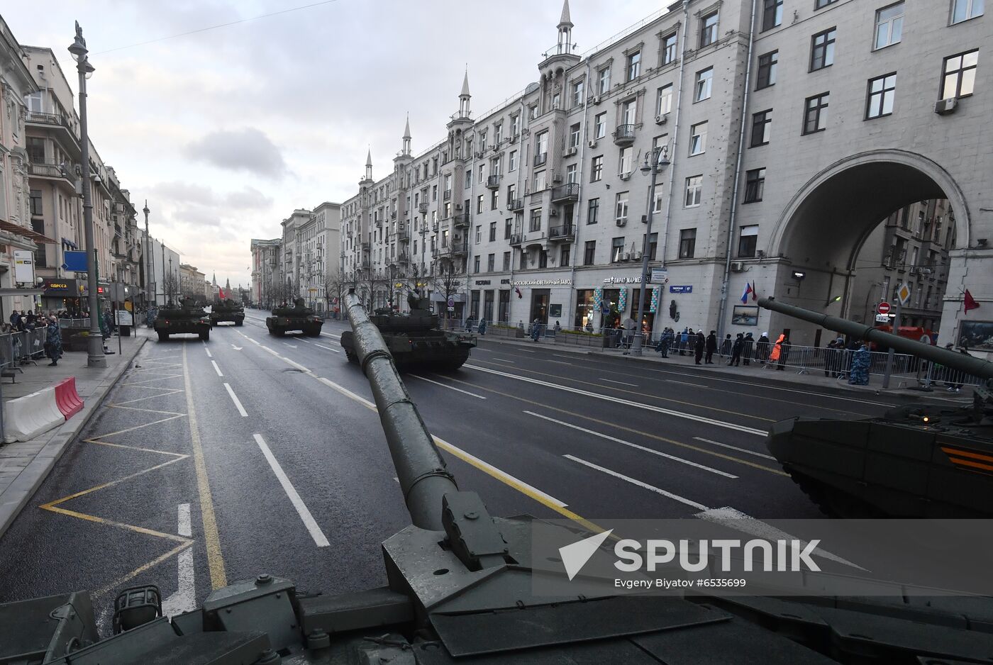 Russia WWII Victory Parade Rehearsal