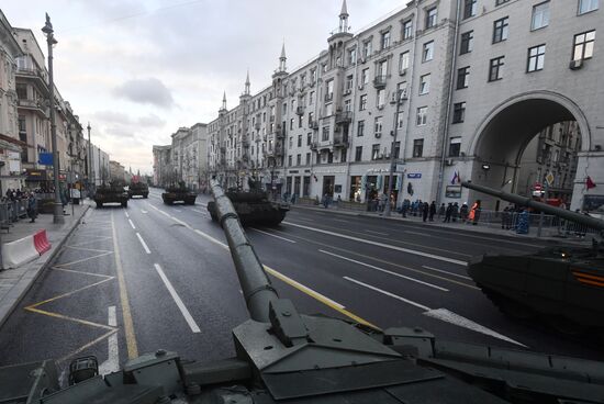 Russia WWII Victory Parade Rehearsal