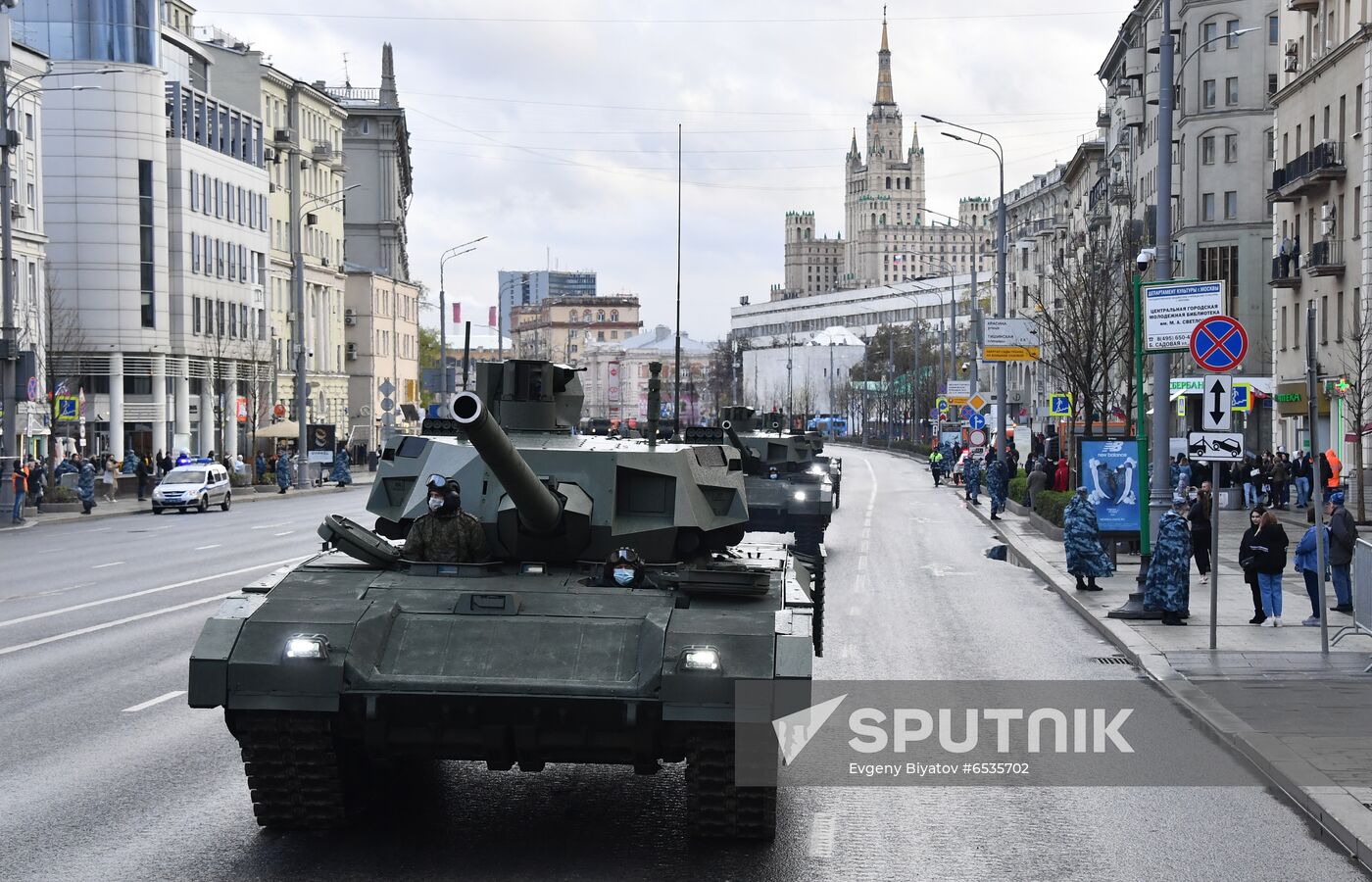 Russia WWII Victory Parade Rehearsal