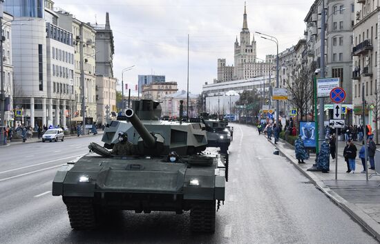 Russia WWII Victory Parade Rehearsal