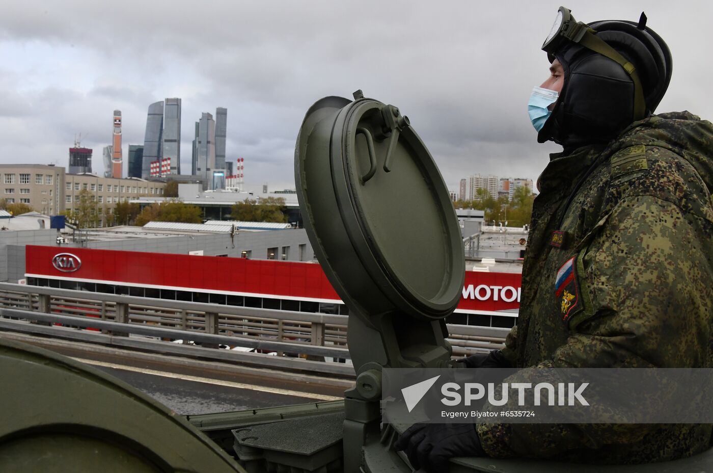 Russia WWII Victory Parade Rehearsal