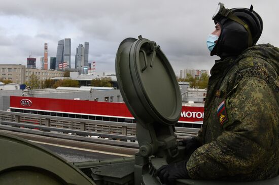 Russia WWII Victory Parade Rehearsal