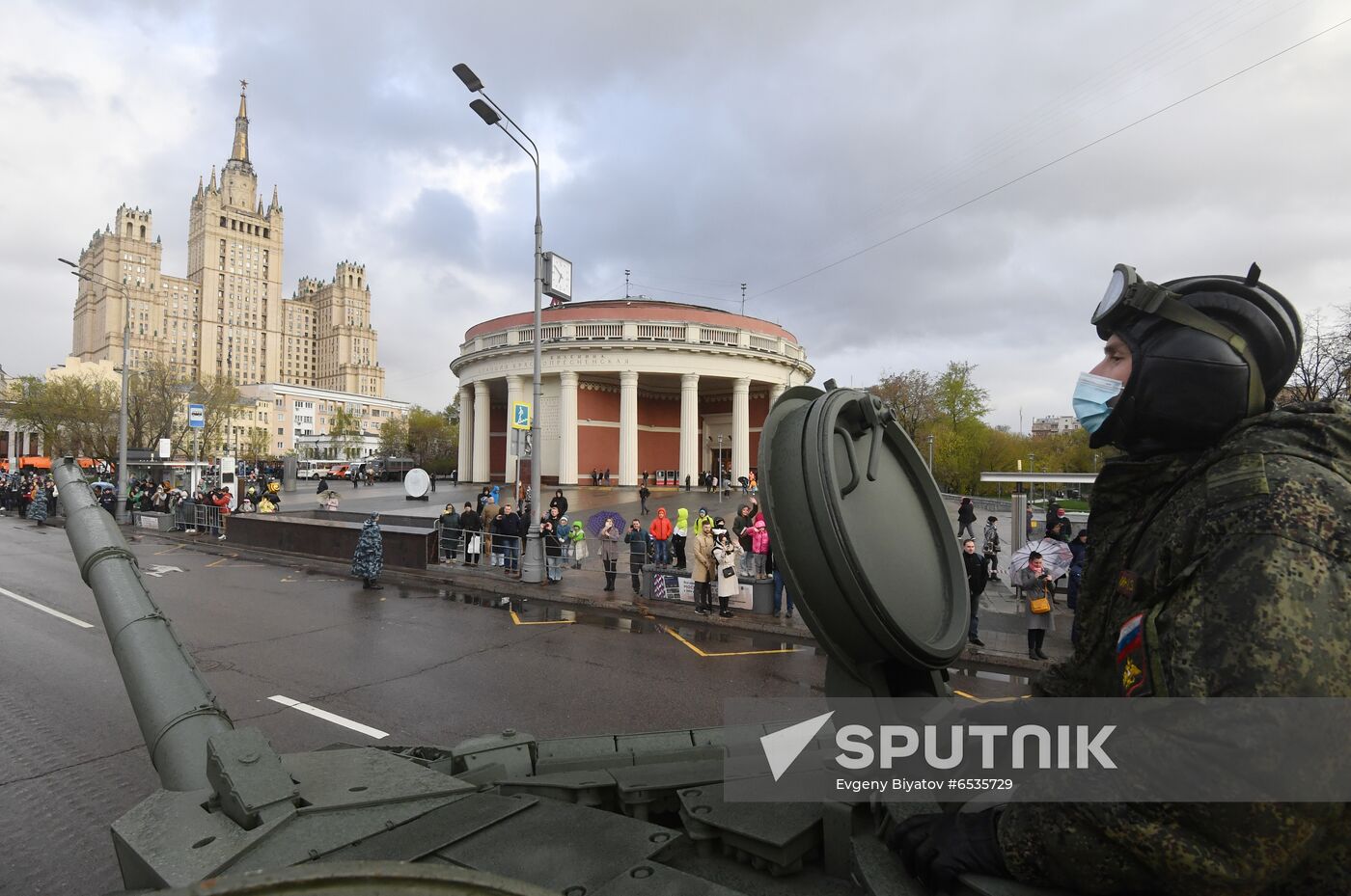 Russia WWII Victory Parade Rehearsal