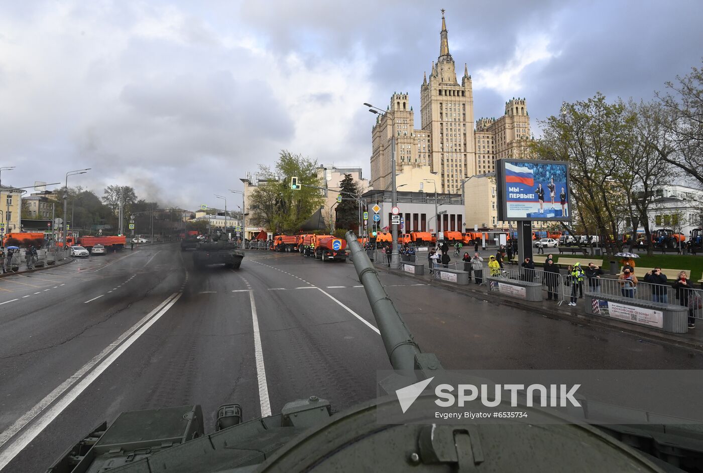 Russia WWII Victory Parade Rehearsal