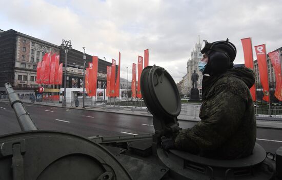 Russia WWII Victory Parade Rehearsal