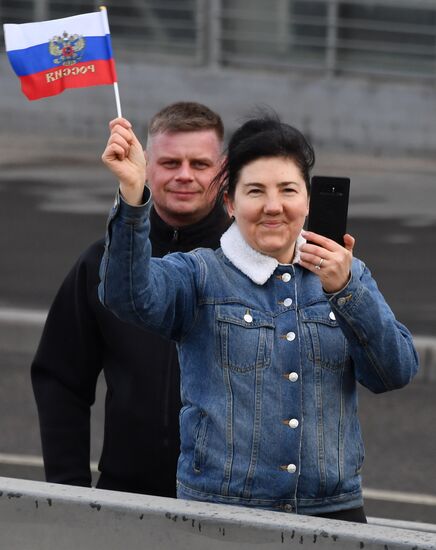 Russia WWII Victory Parade Rehearsal