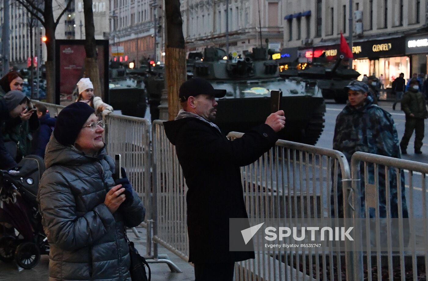 Russia WWII Victory Parade Rehearsal