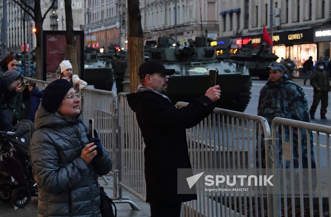 Russia WWII Victory Parade Rehearsal