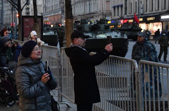 Russia WWII Victory Parade Rehearsal