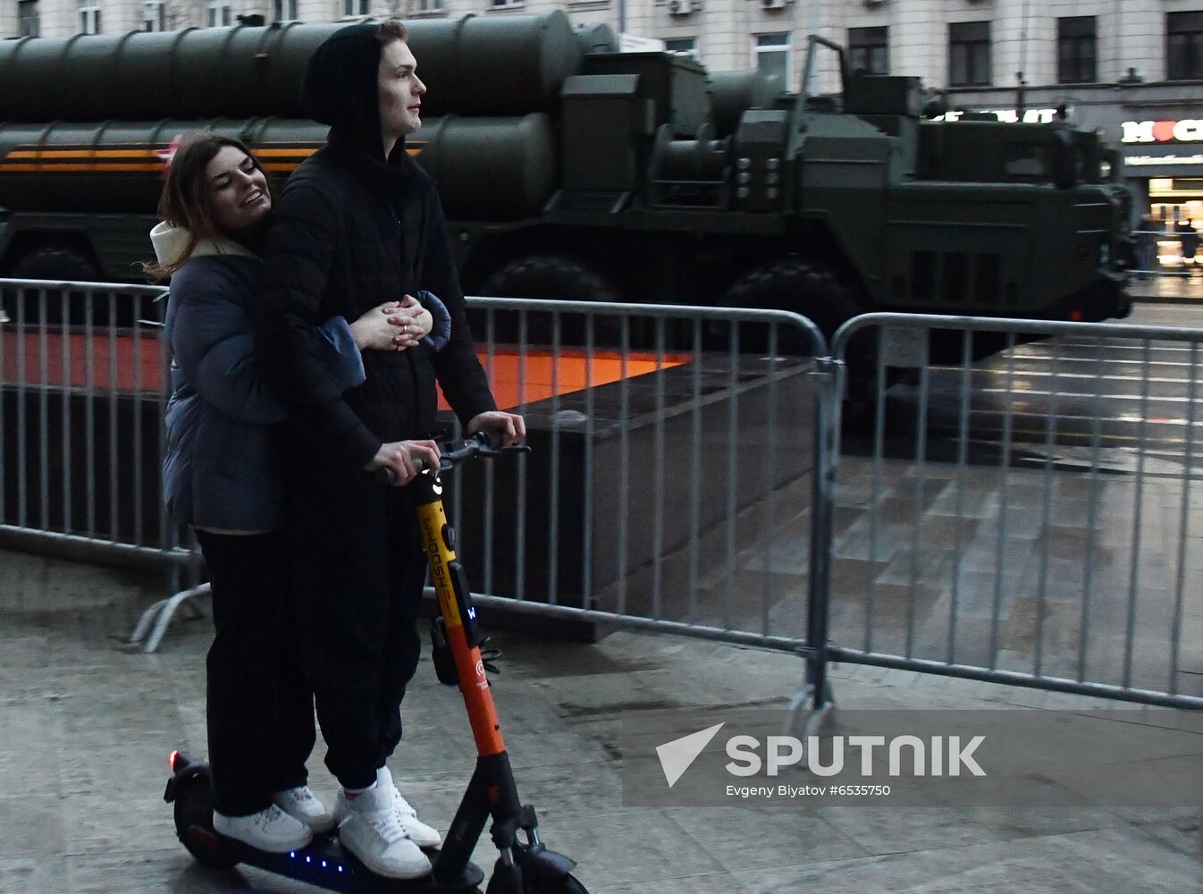 Russia WWII Victory Parade Rehearsal