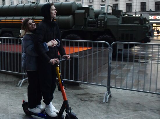 Russia WWII Victory Parade Rehearsal
