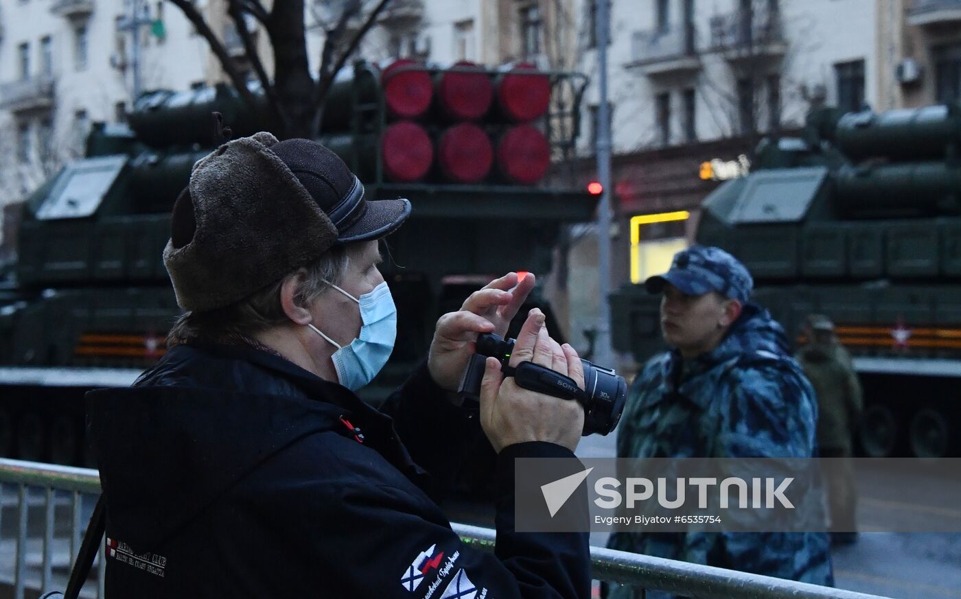 Russia WWII Victory Parade Rehearsal