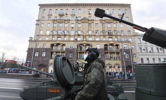 Russia WWII Victory Parade Rehearsal