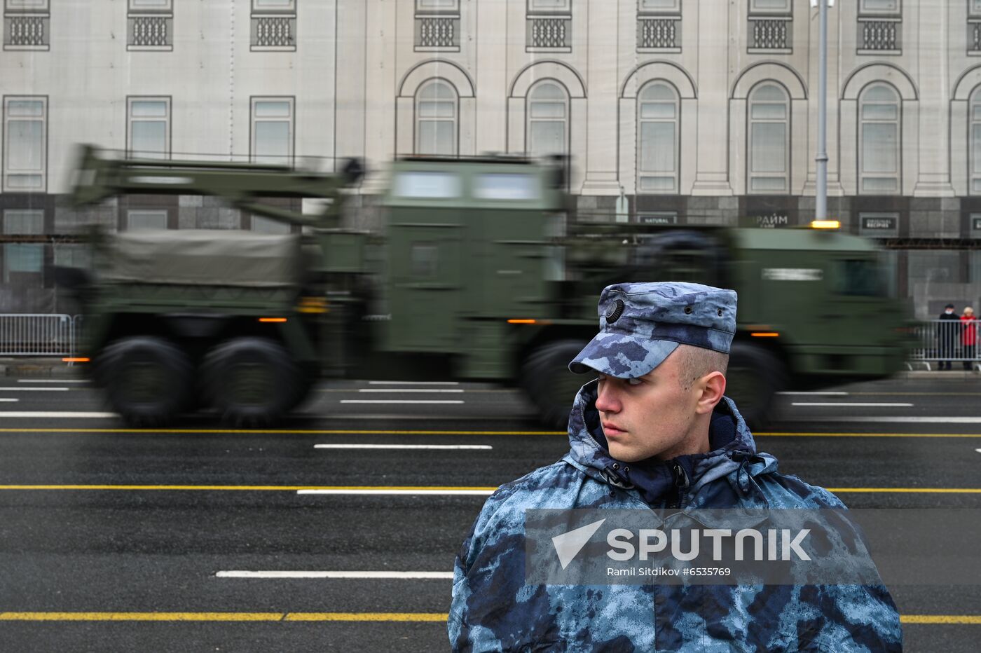 Russia WWII Victory Parade Rehearsal